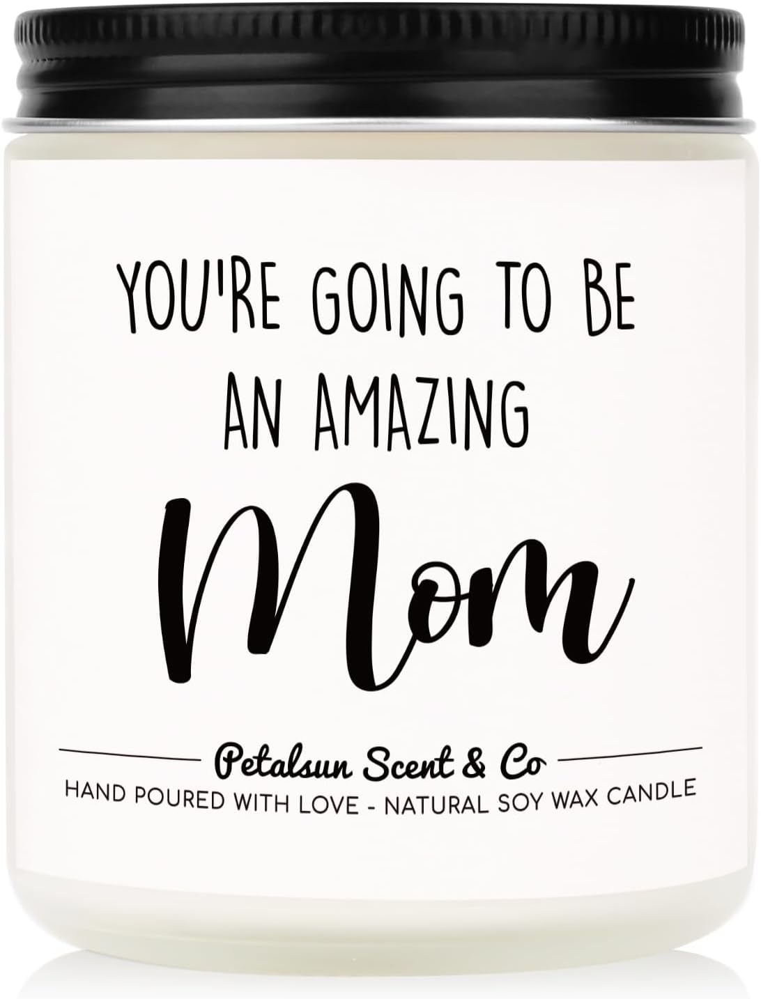 Lavender Candle for Mom First Mothers Day Gift