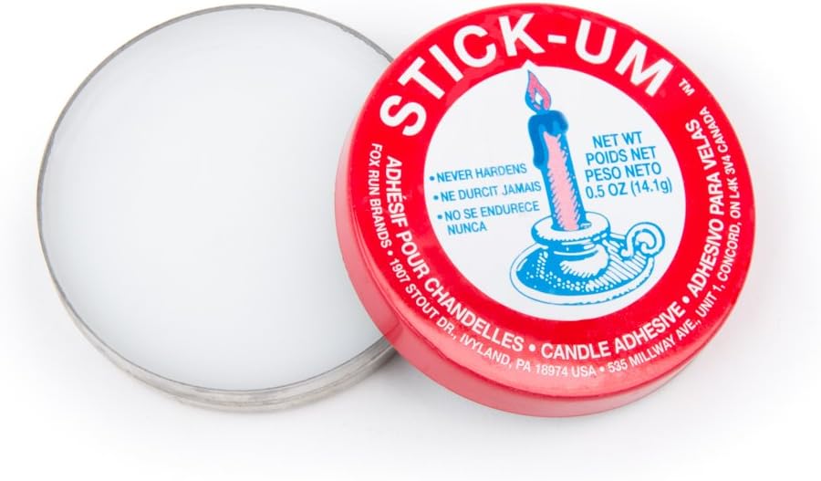 Stick-On Candle Adhesive 05 oz