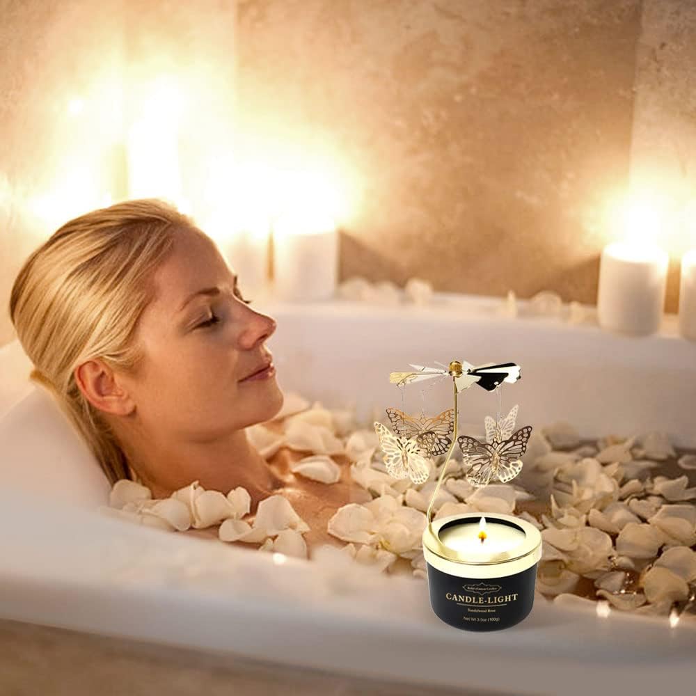 Kellys Custom Candles Rotating Aromatherapy Candle Set