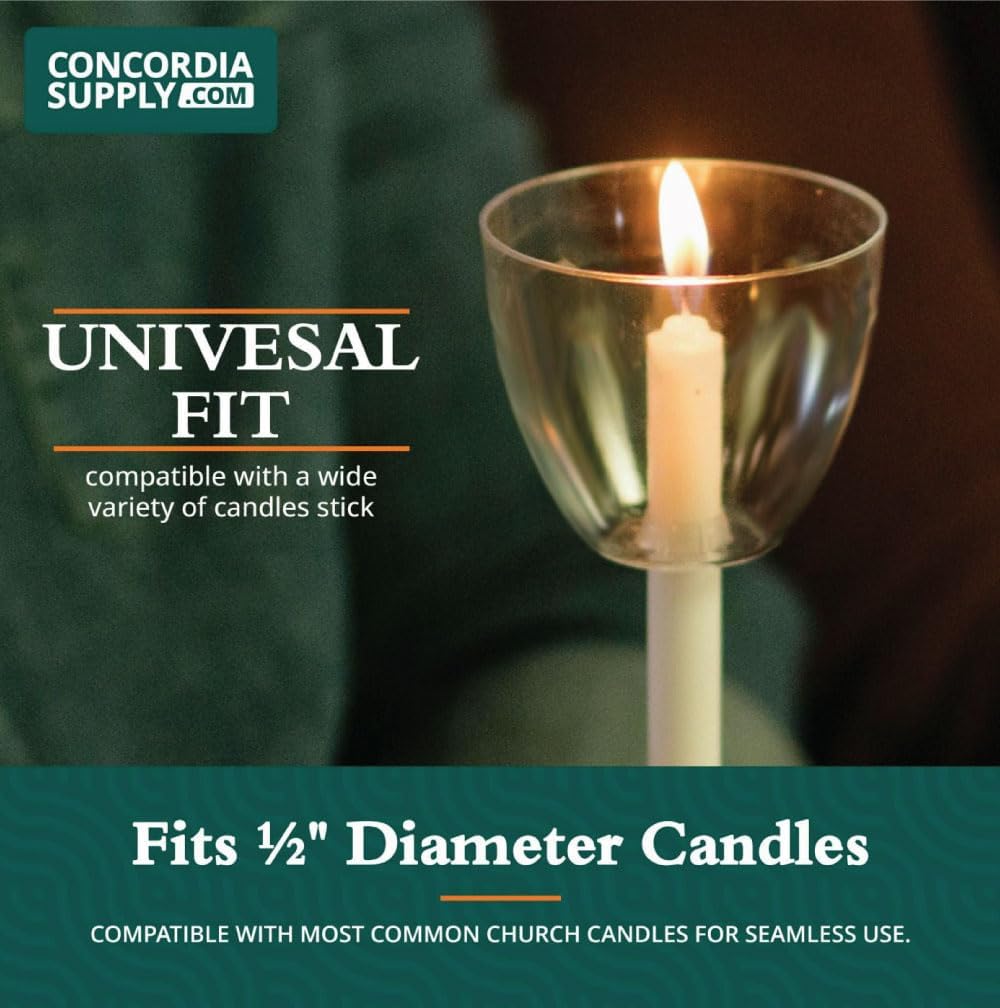 Clear Shield Candle Drip Protectors