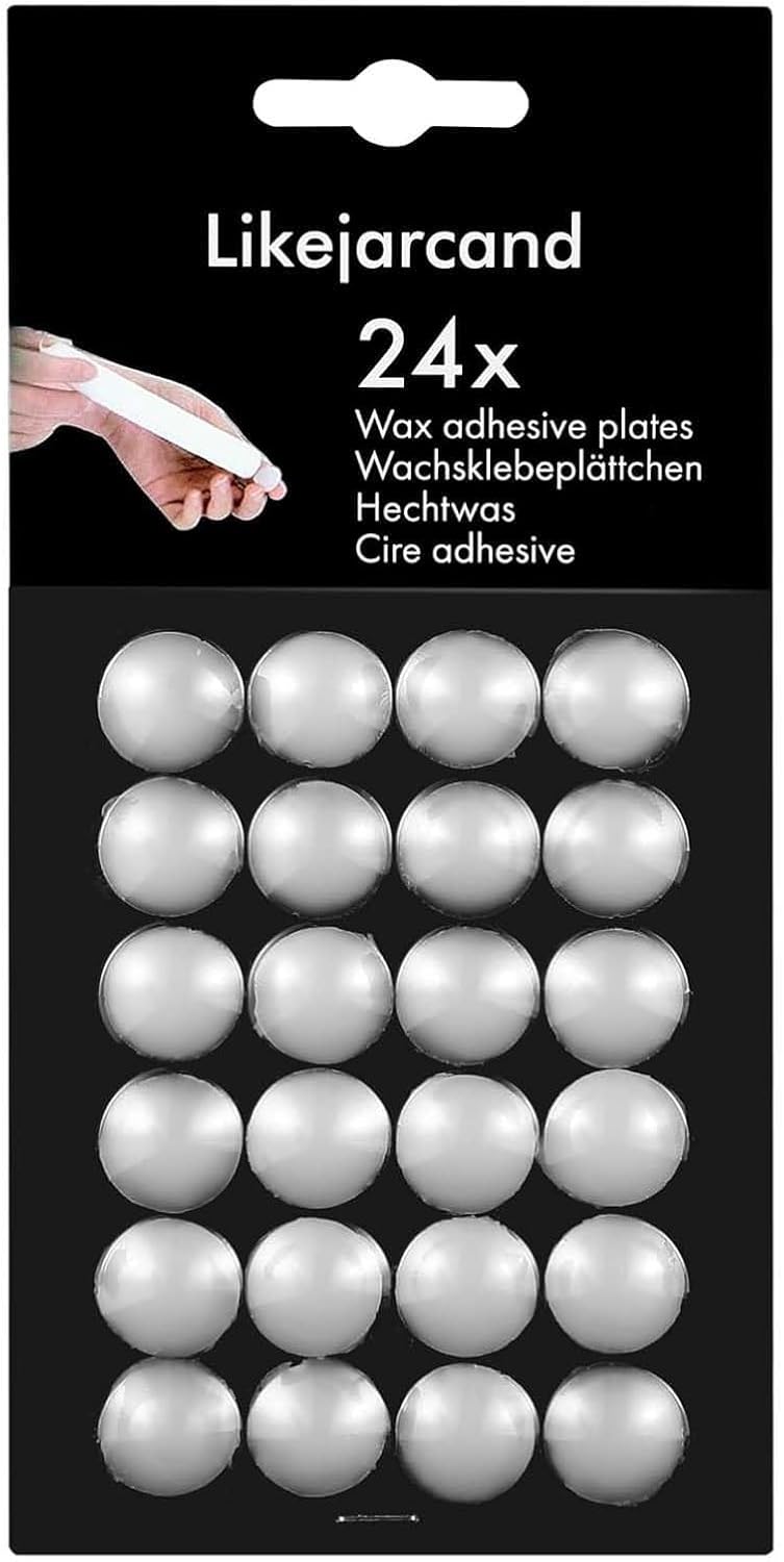 Kandelo 24 Dots Candle Taper Holder Adhesive for Candles