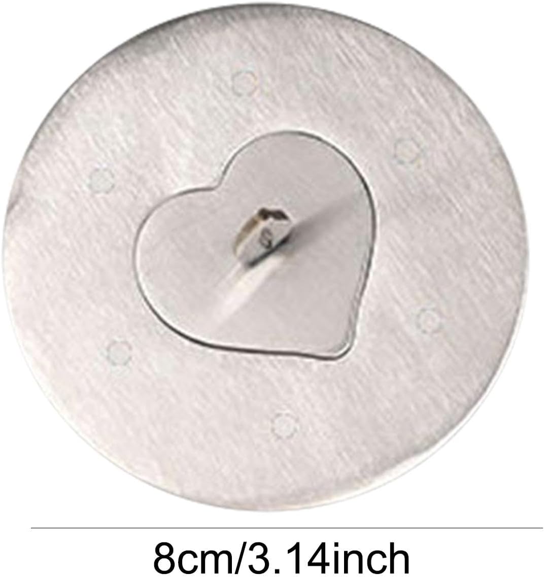 Elegant Glass Candle Jar Lid with Heart Design
