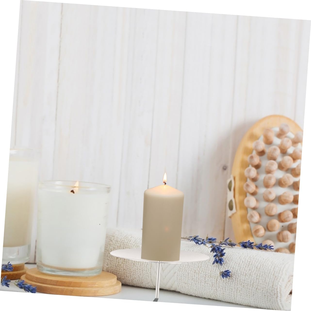 10-Piece Metal Tapered Candle Holders for Festivals Decor