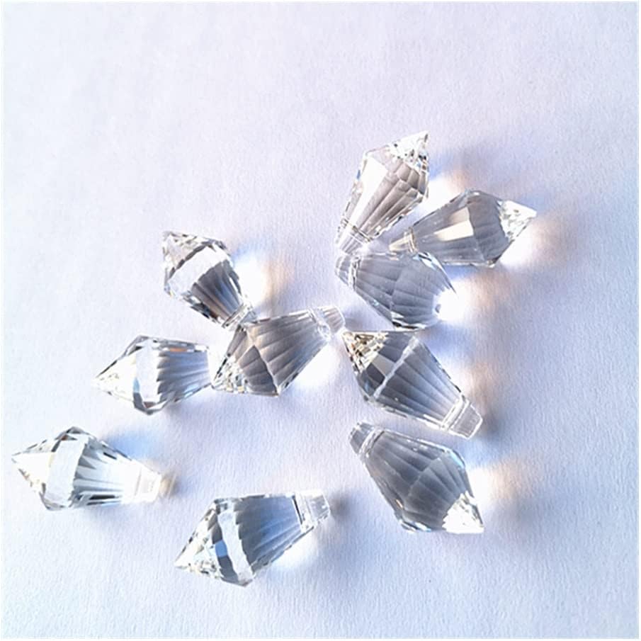 10 Piece Crystal Icicle Prisms Pendants 11x21mm K9 Crystal Rainbow Refraction
