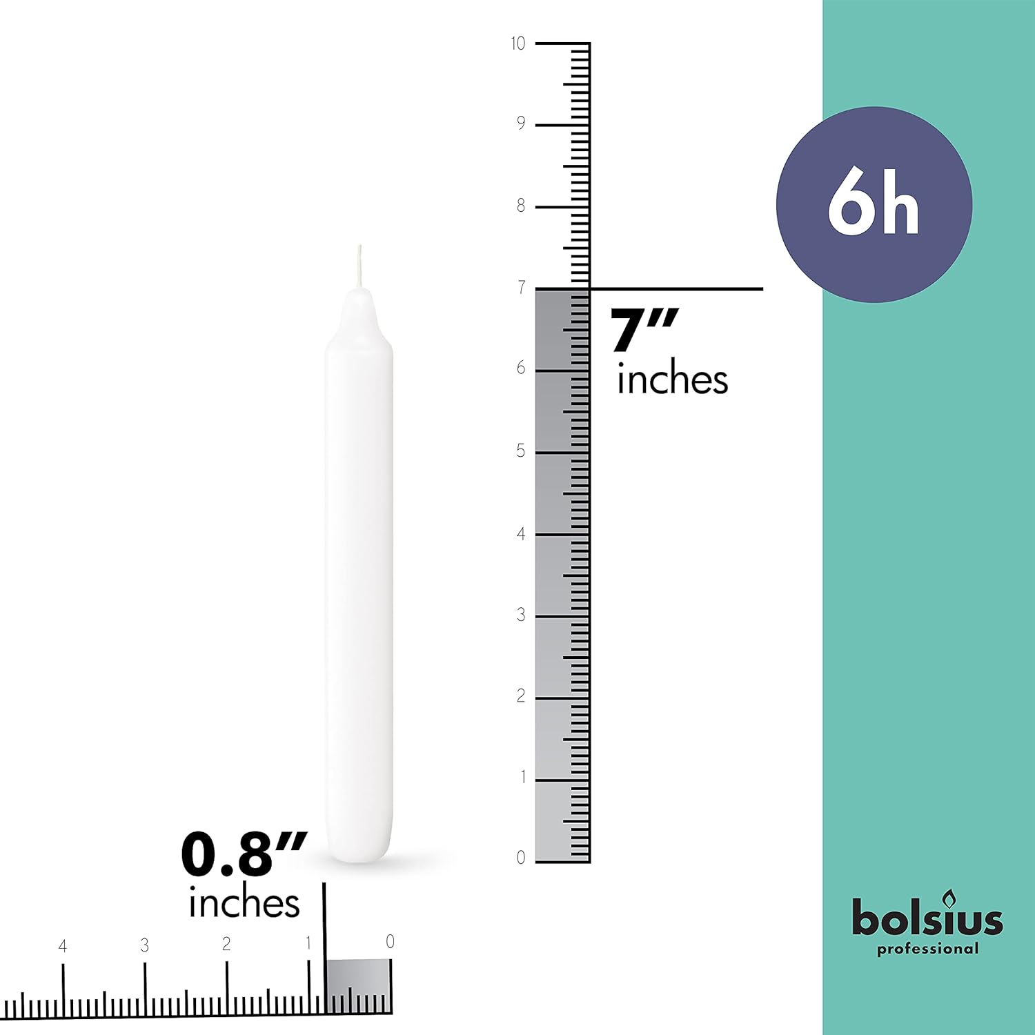 Premium White Candies for Every Occasion - Long Burning No Drip Premium Quality