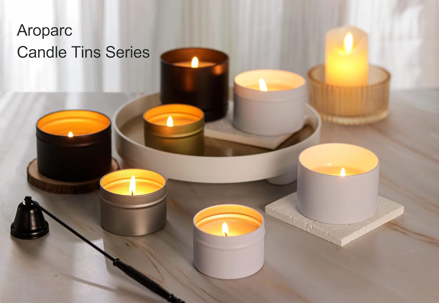 Aroparc 24 Travel Candle Tins