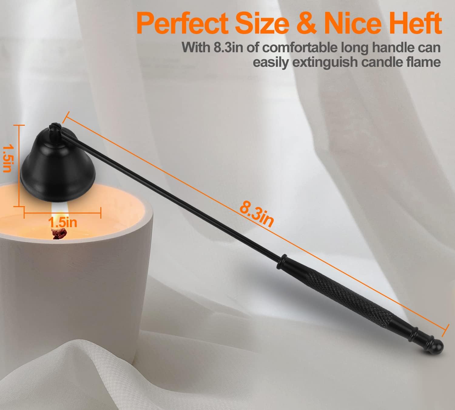 Elegant Candle Snuffer Black