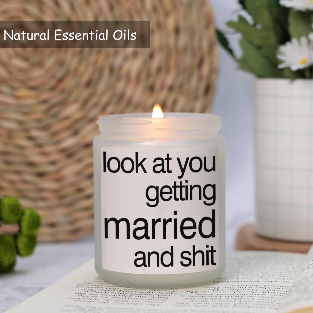 Personalized Bridal Defense Candle
