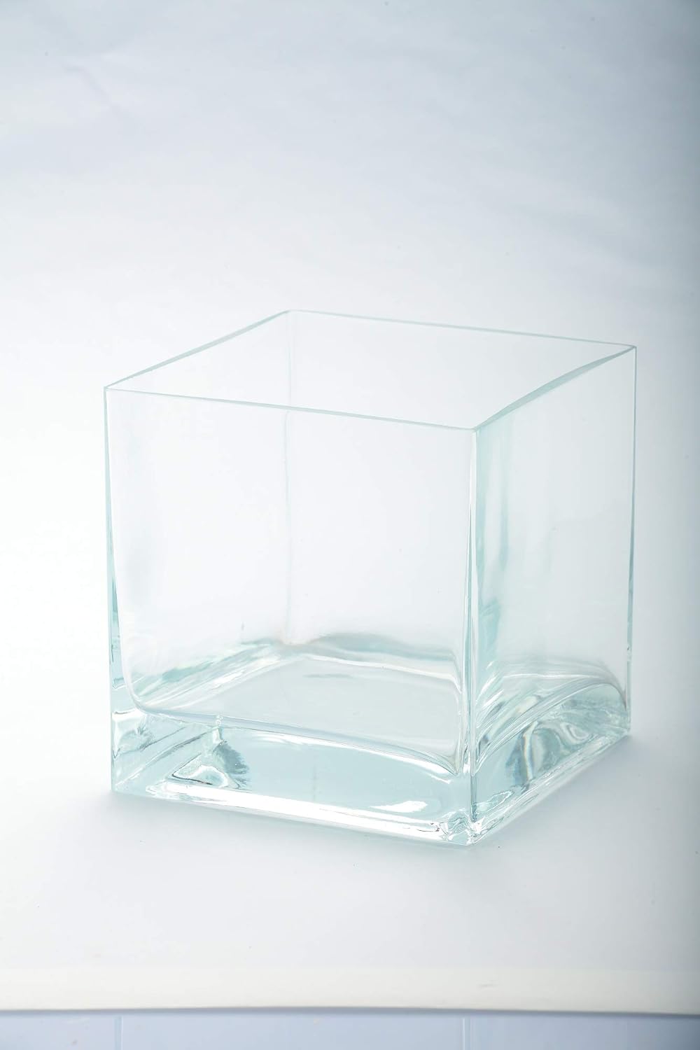CC Home Furnishings 6-inch Clear Glass Candle Holder
