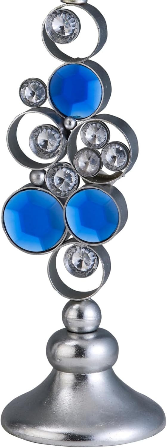 Elegant Candleholder Set 14 16 Silver Vanilla Candles
