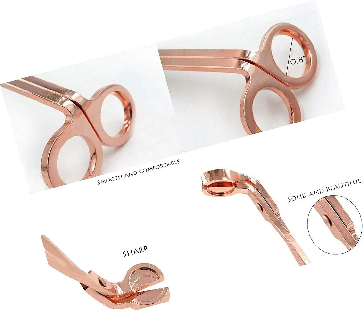 Sinen Candle Wick Trimmer Rose Gold