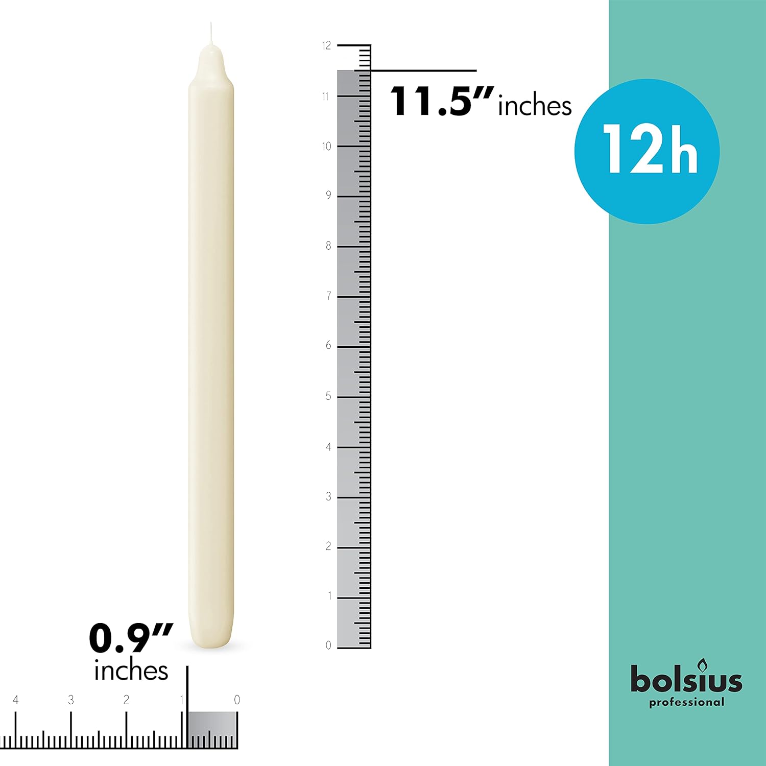 Relish Home with Bolsius Ivory Taper Candles