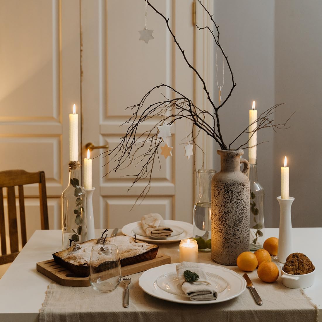AGLARY 8 x 9 Taper Candles