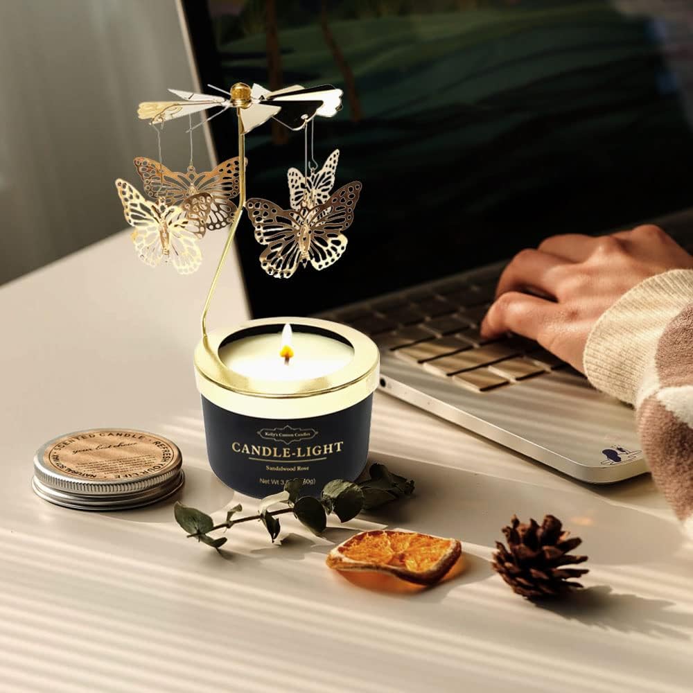 Kellys Custom Candles Rotating Aromatherapy Candle Set
