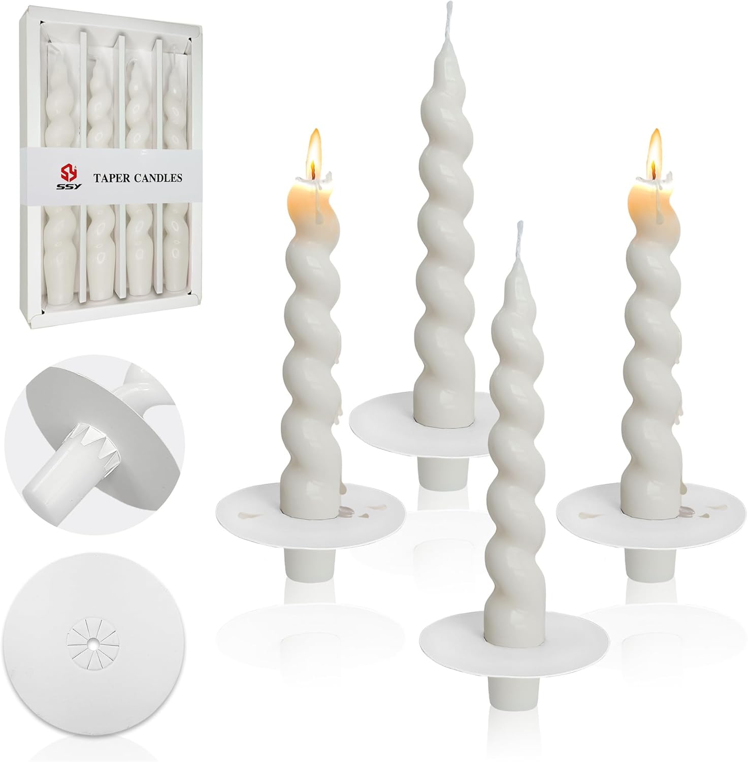 Breakthrough Drip Protection for Taper Candles