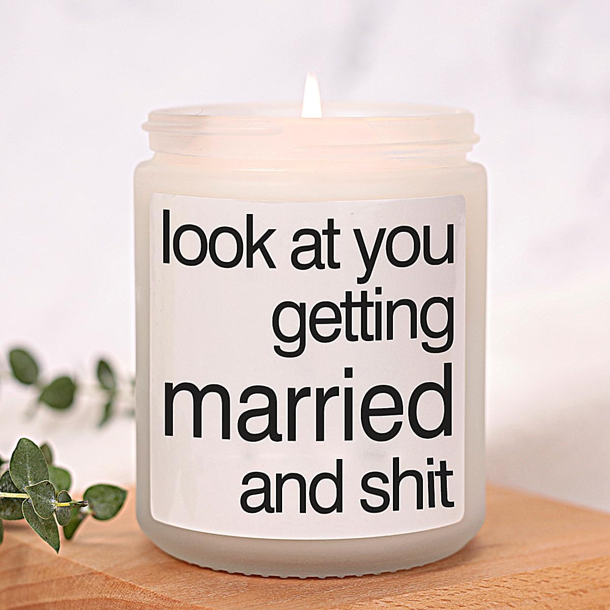 Personalized Bridal Defense Candle