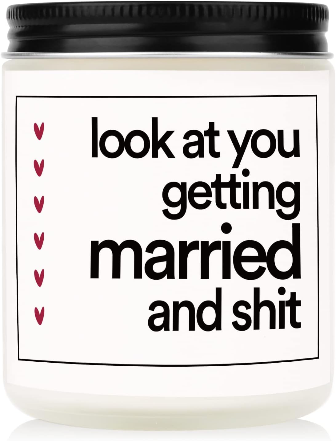 Funny Lavender Candle for Weddings Bridal or Engagements
