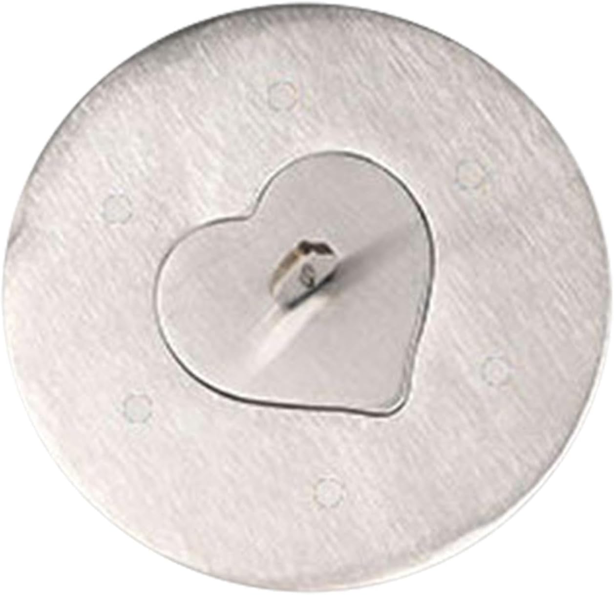 Elegant Glass Candle Jar Lid with Heart Design