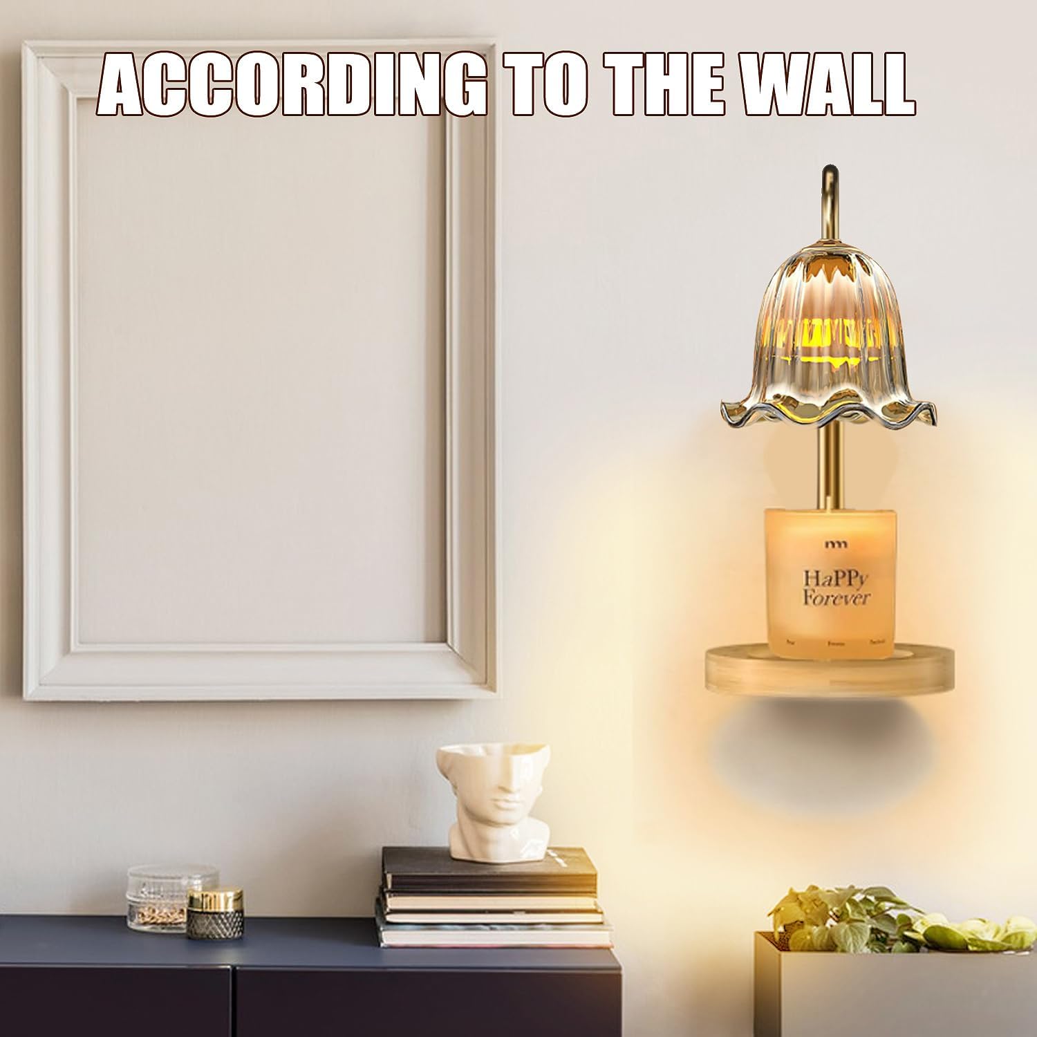 Adjustable Candle Warmer Lamp - dimmer control flameless safe elegant and practical
