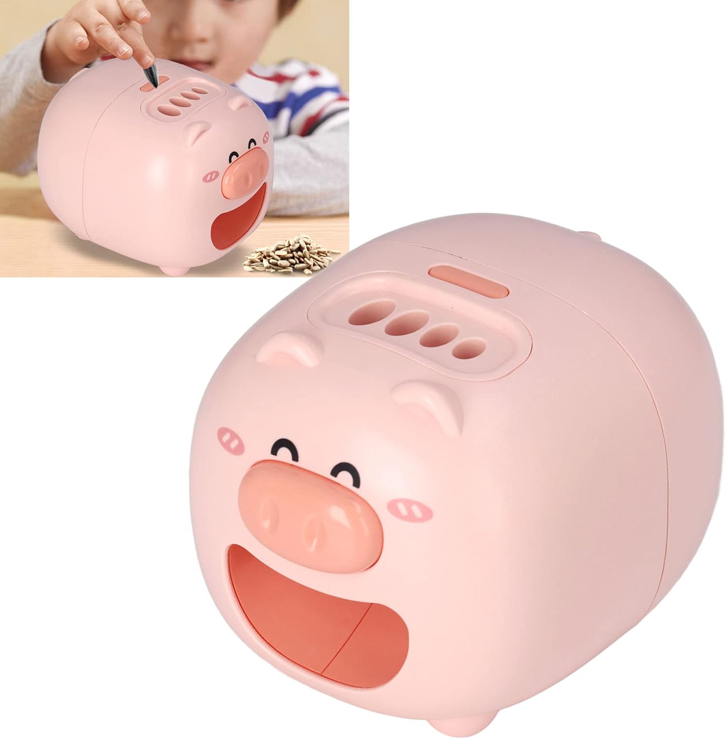 Pssopp Electric Melon Seed Peeler - Pig Shape Gift Tool
