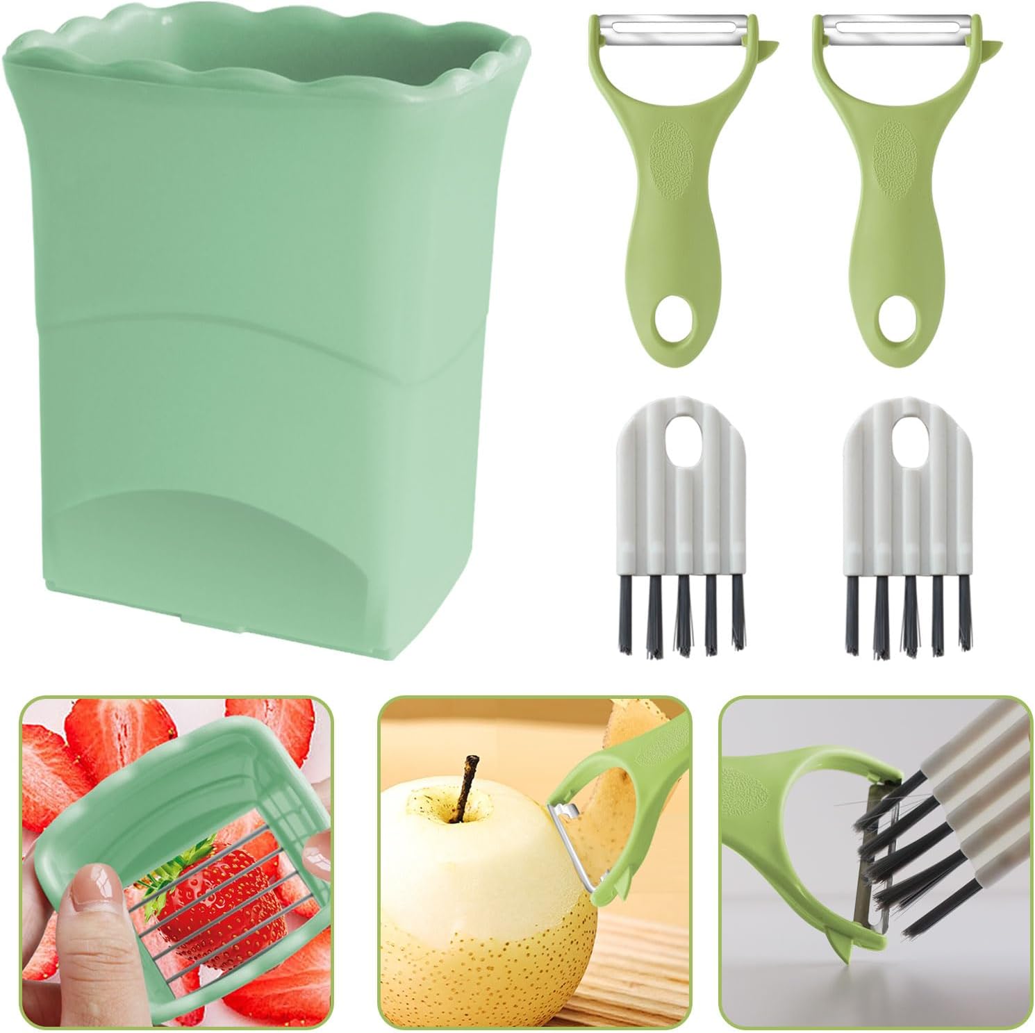 Effortless Fruit Slicing with ObfuscateFruit Slicer Cup Set