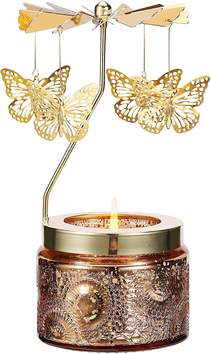 DAISRED Rotating Scented Candle Gift for Women