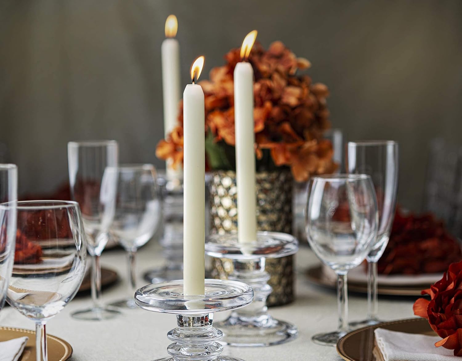 Relish Home with Bolsius Ivory Taper Candles