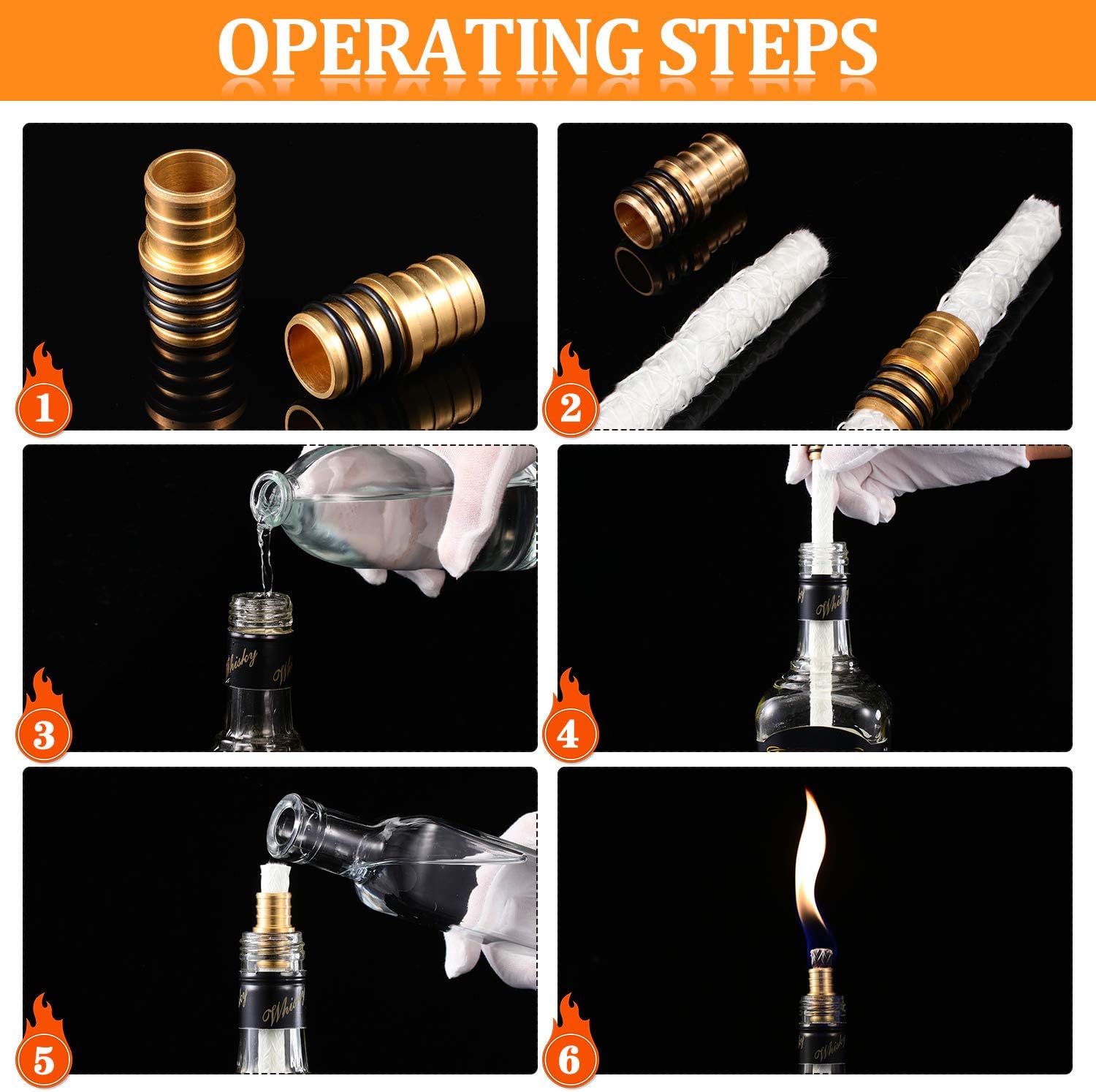 24-Piece Wine Bottle Torch Hardy Kit
