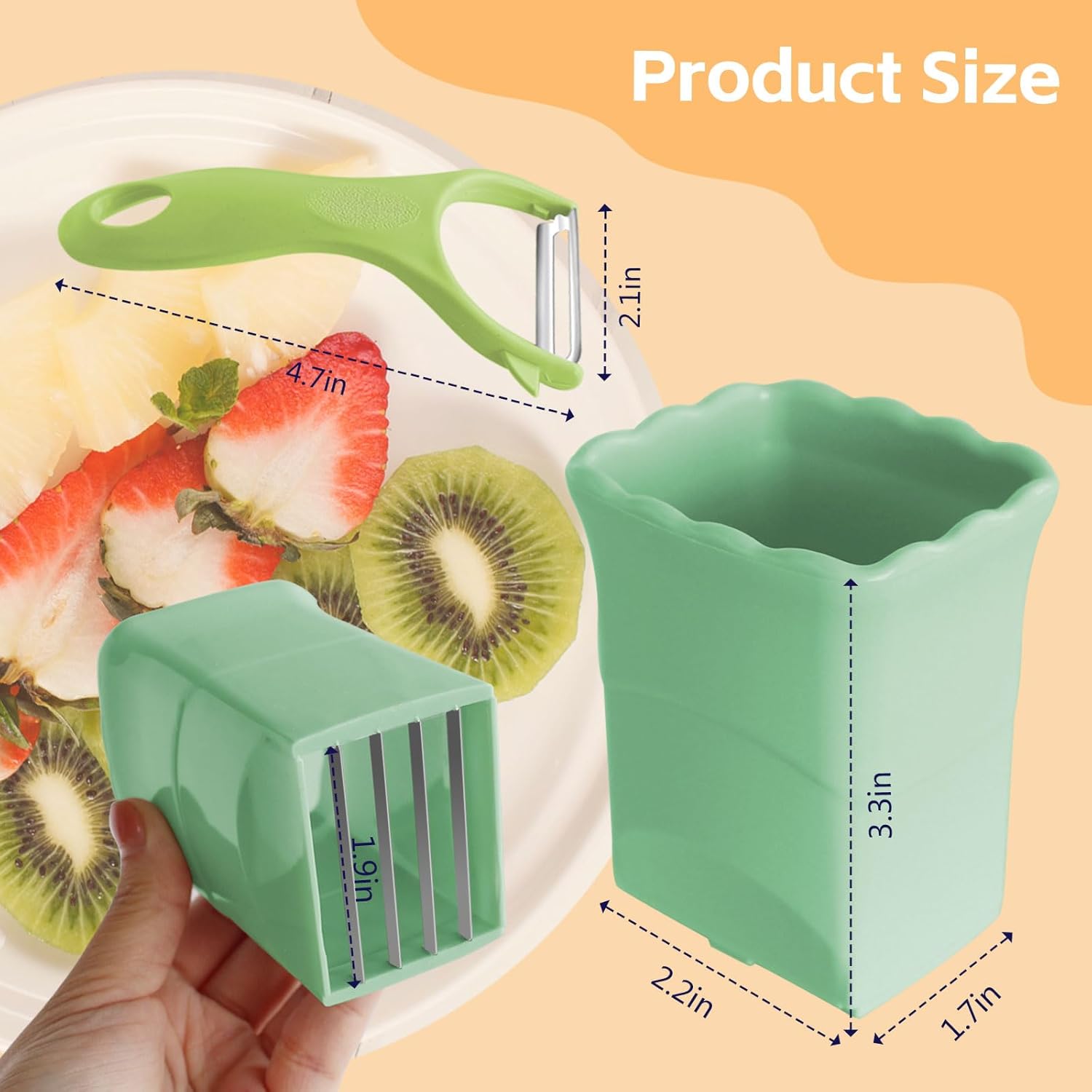 Effortless Fruit Slicing with ObfuscateFruit Slicer Cup Set