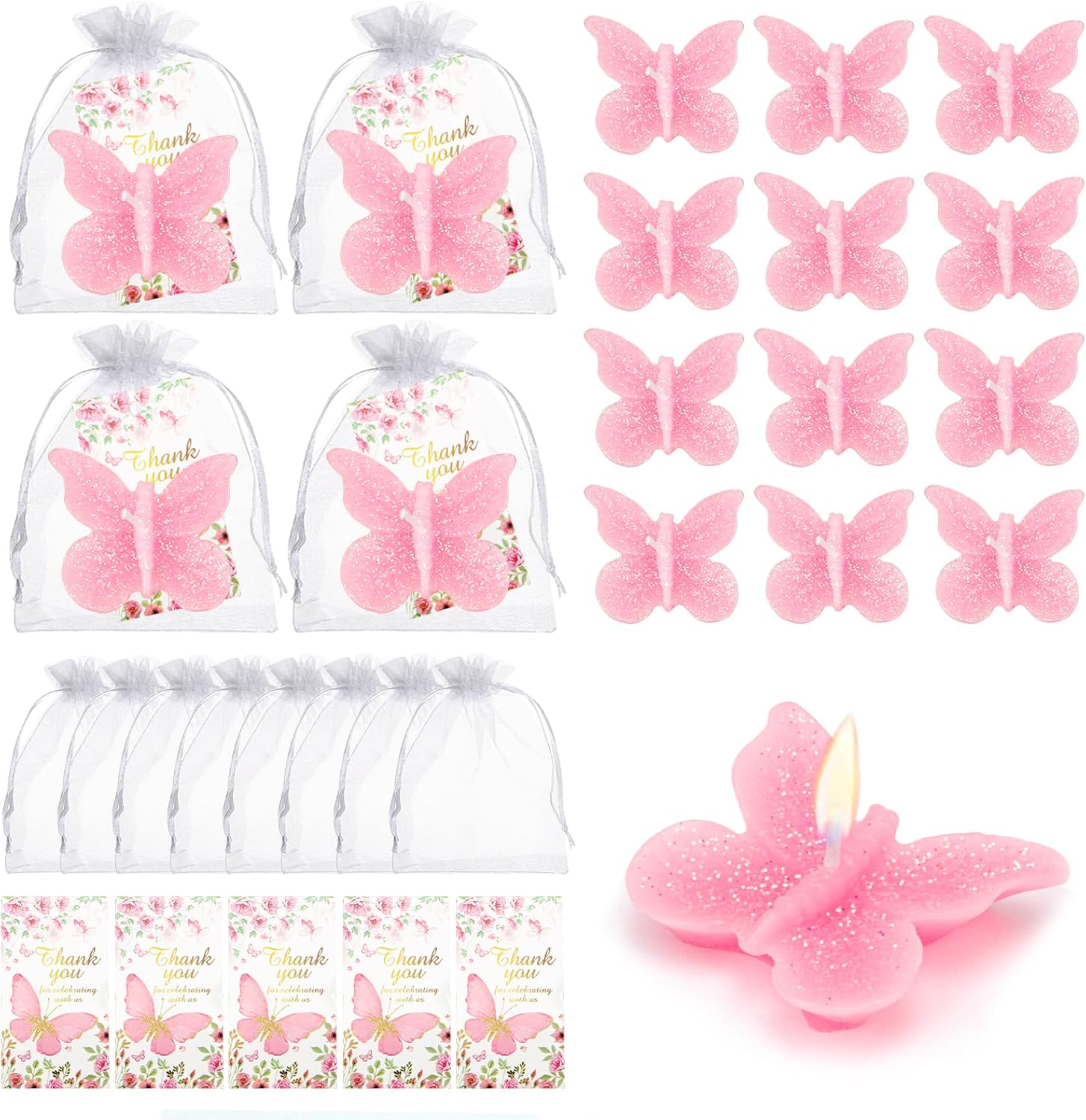 KBDHYY Butterfly Baby Shower Party Favors