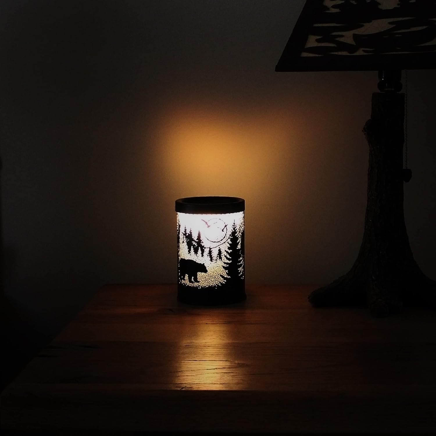 Rivers Edge Products Rustic Electric Candle Warmer Lamp