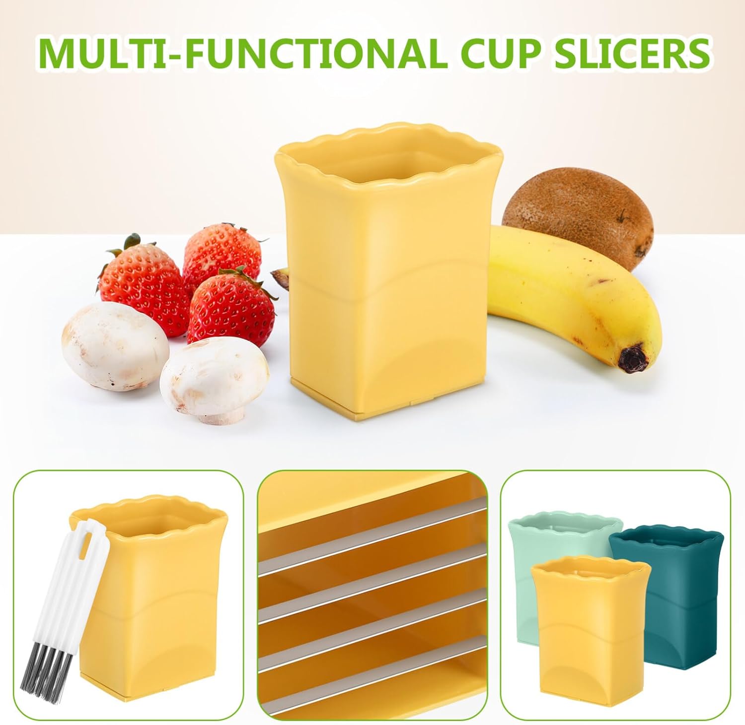 3-Piece Fruit Vegetable Slicer Set