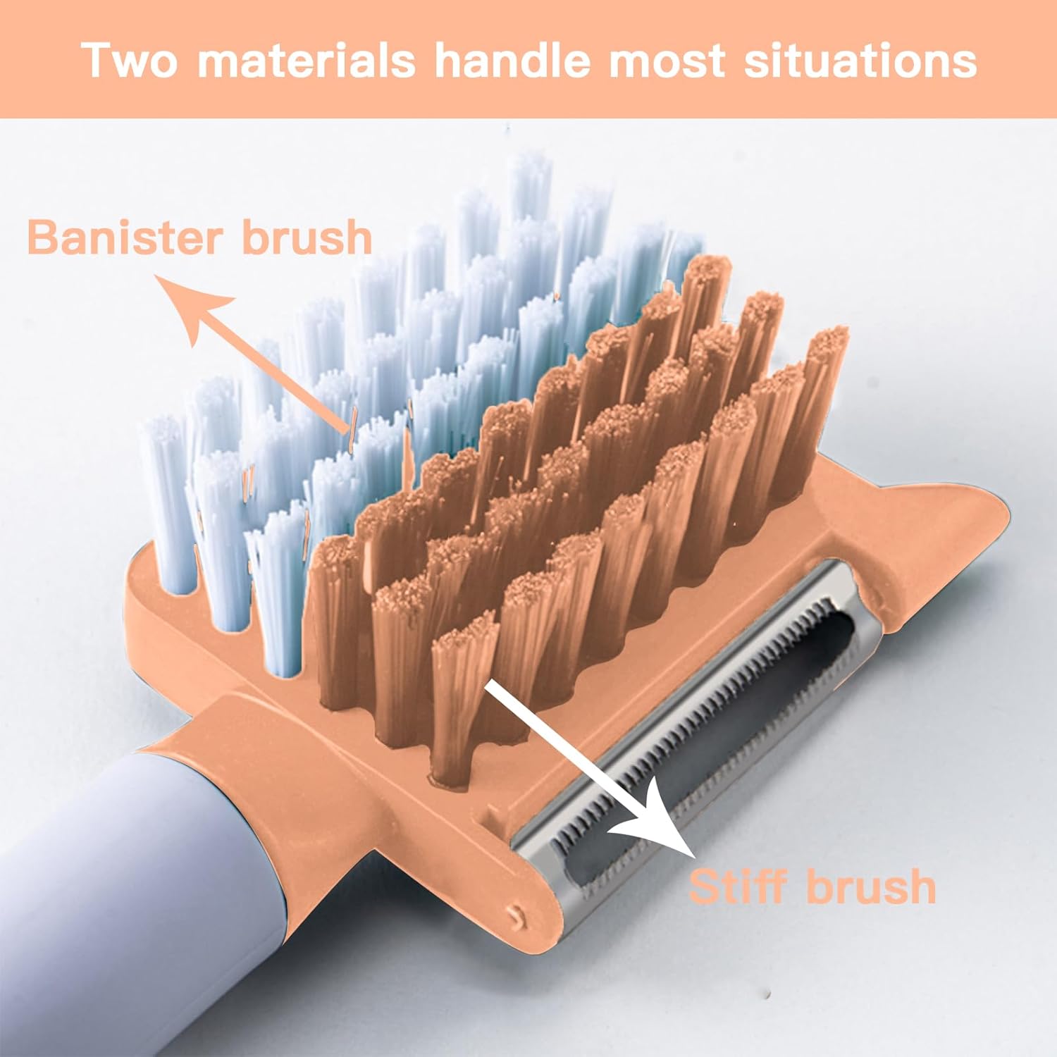 2 in 1 Vegetable Brush and Julienne Peeler