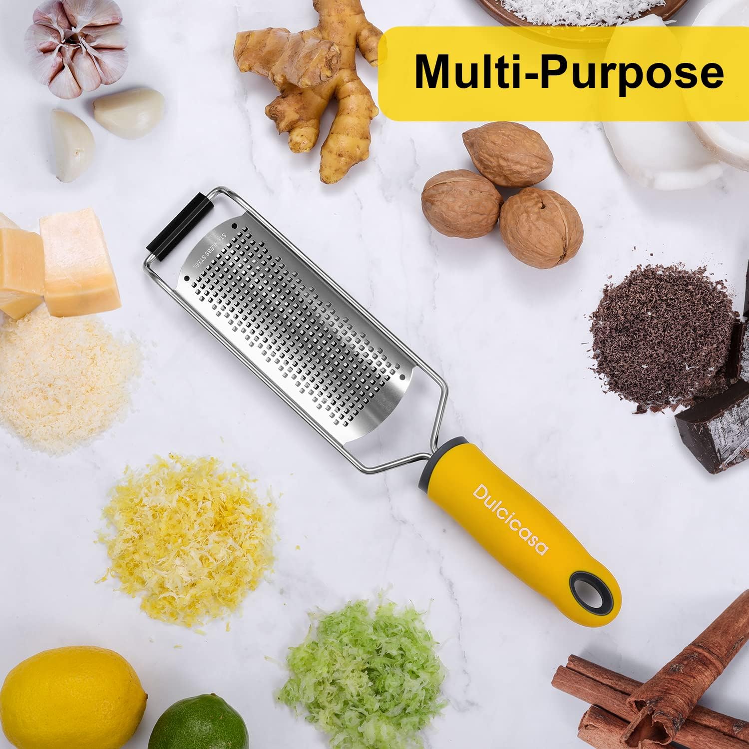 Dulcicasa Classic Zester Grater Zest Grate with Ease