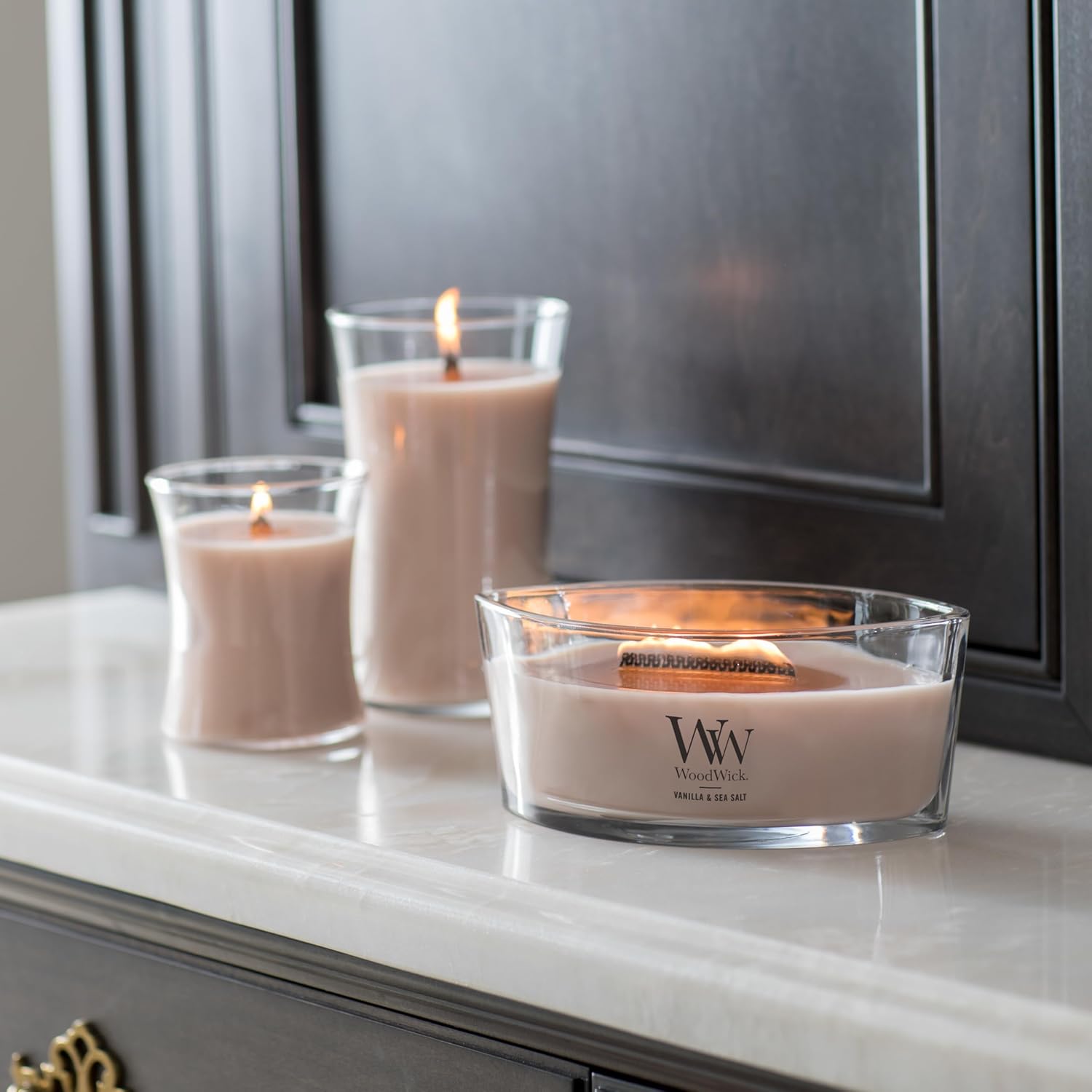 Vanilla Sea Salt Candle by WoodWick