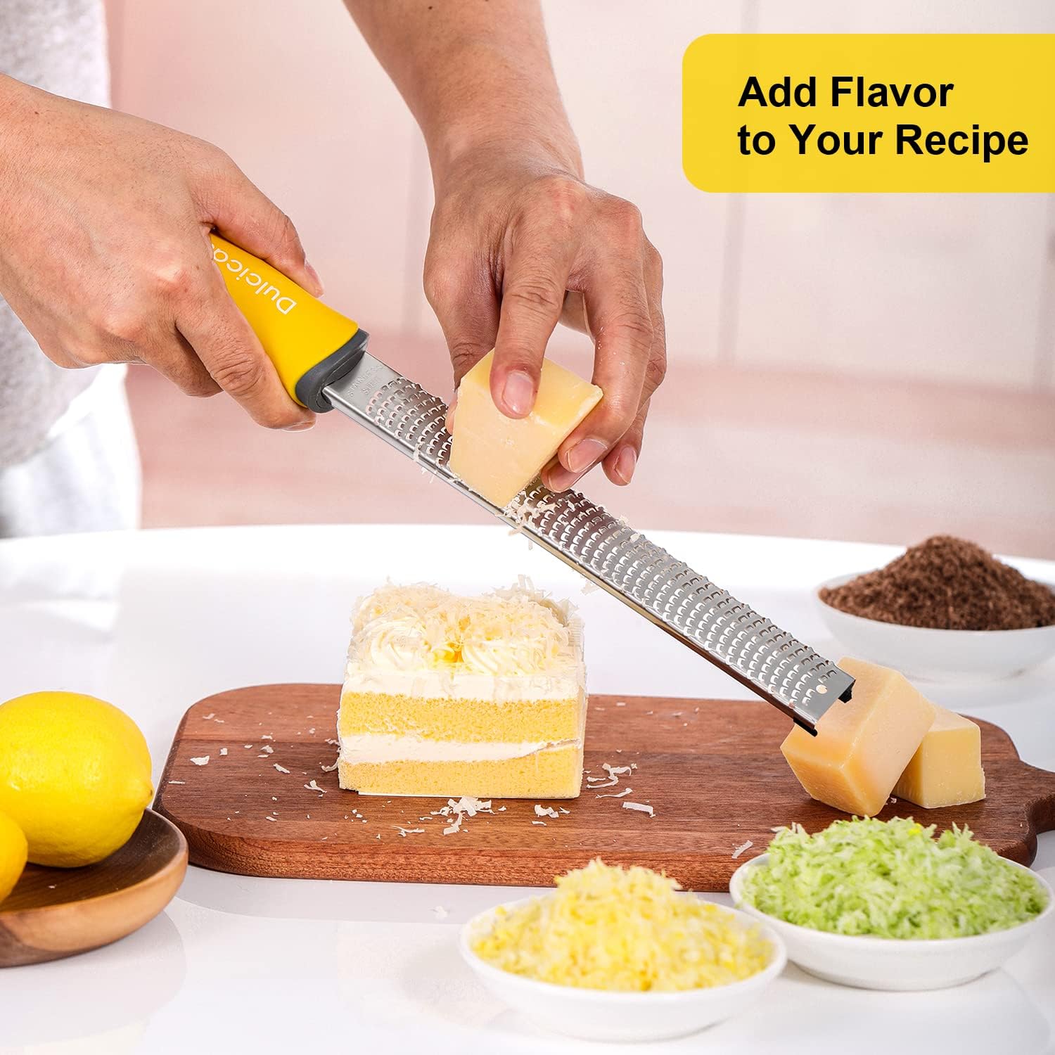 Zest Up Your Day with the DulcicaSA Premium Stainless Steel Lemon Zester Grater