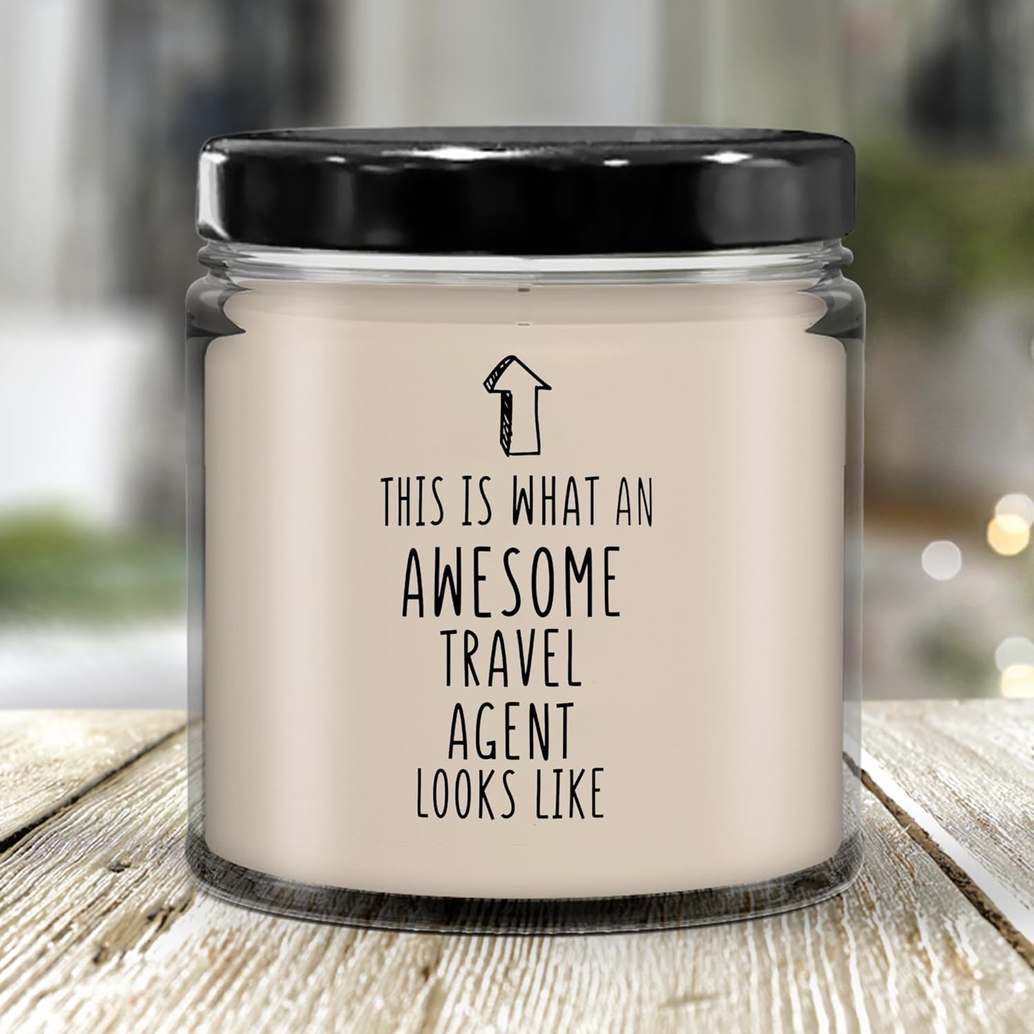 Funny Travel Agent Candle Gift