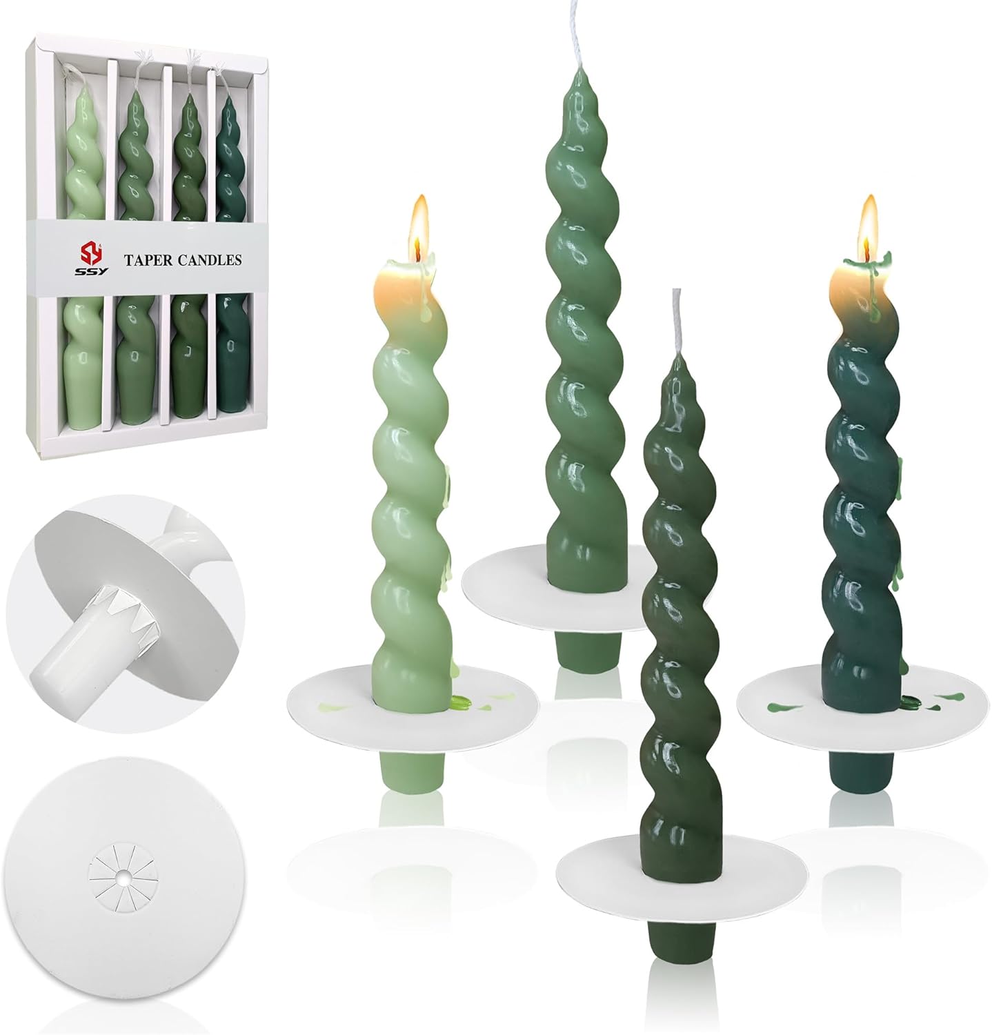 Breakthrough Drip Protection for Taper Candles