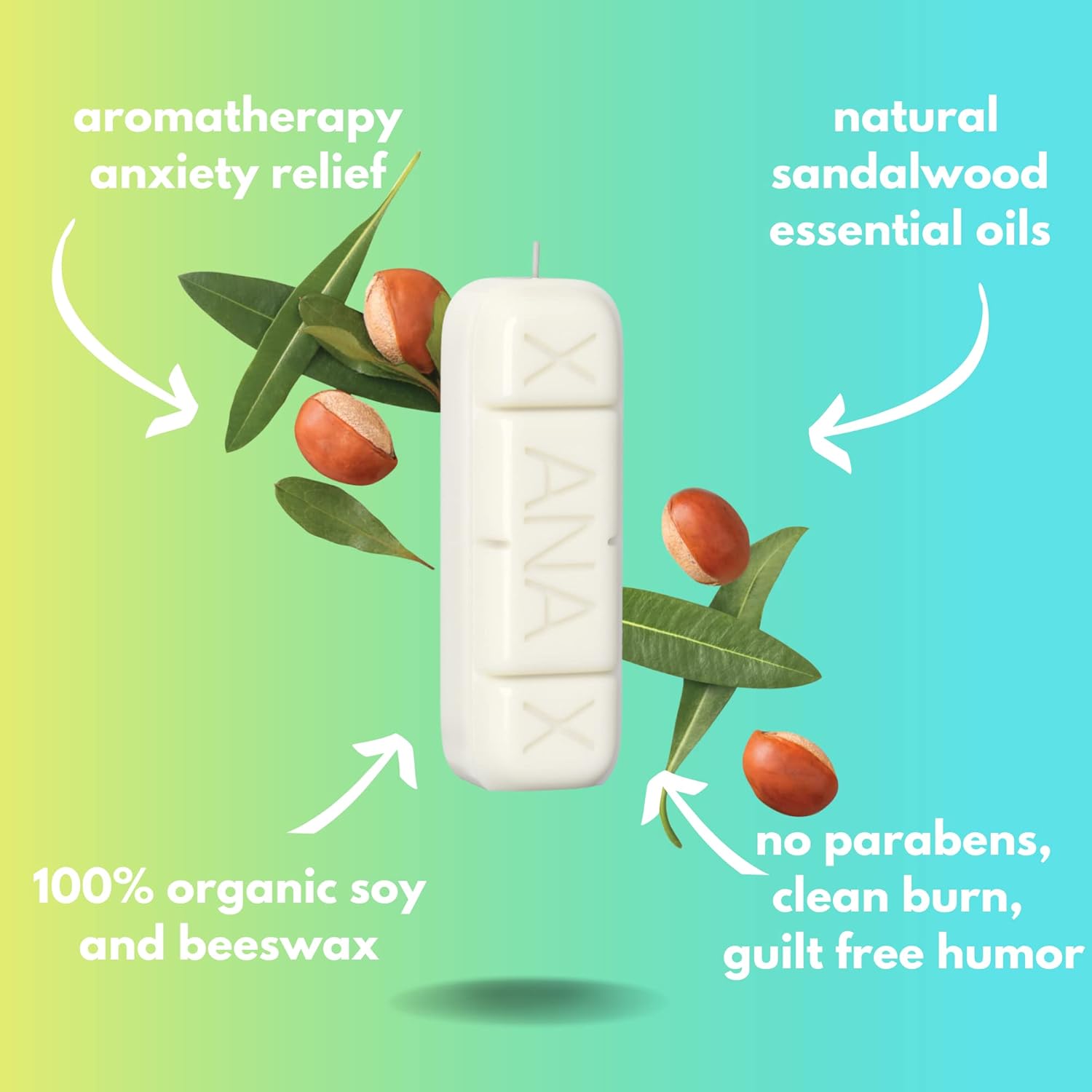 Xanax Candle - Premium Stress Relief Gag Gift for Adults with Aromatherapy