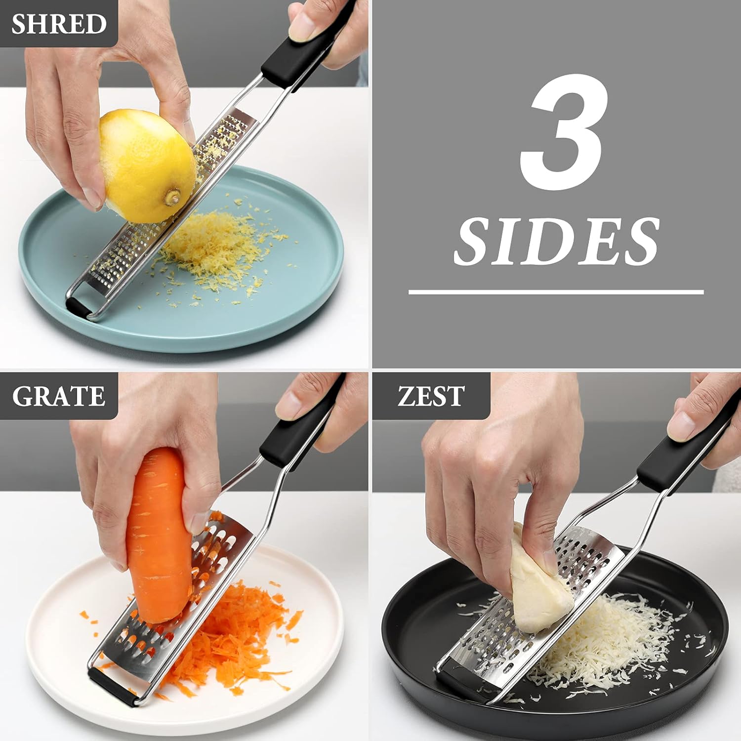Cambom Lemon Zester Grater Set