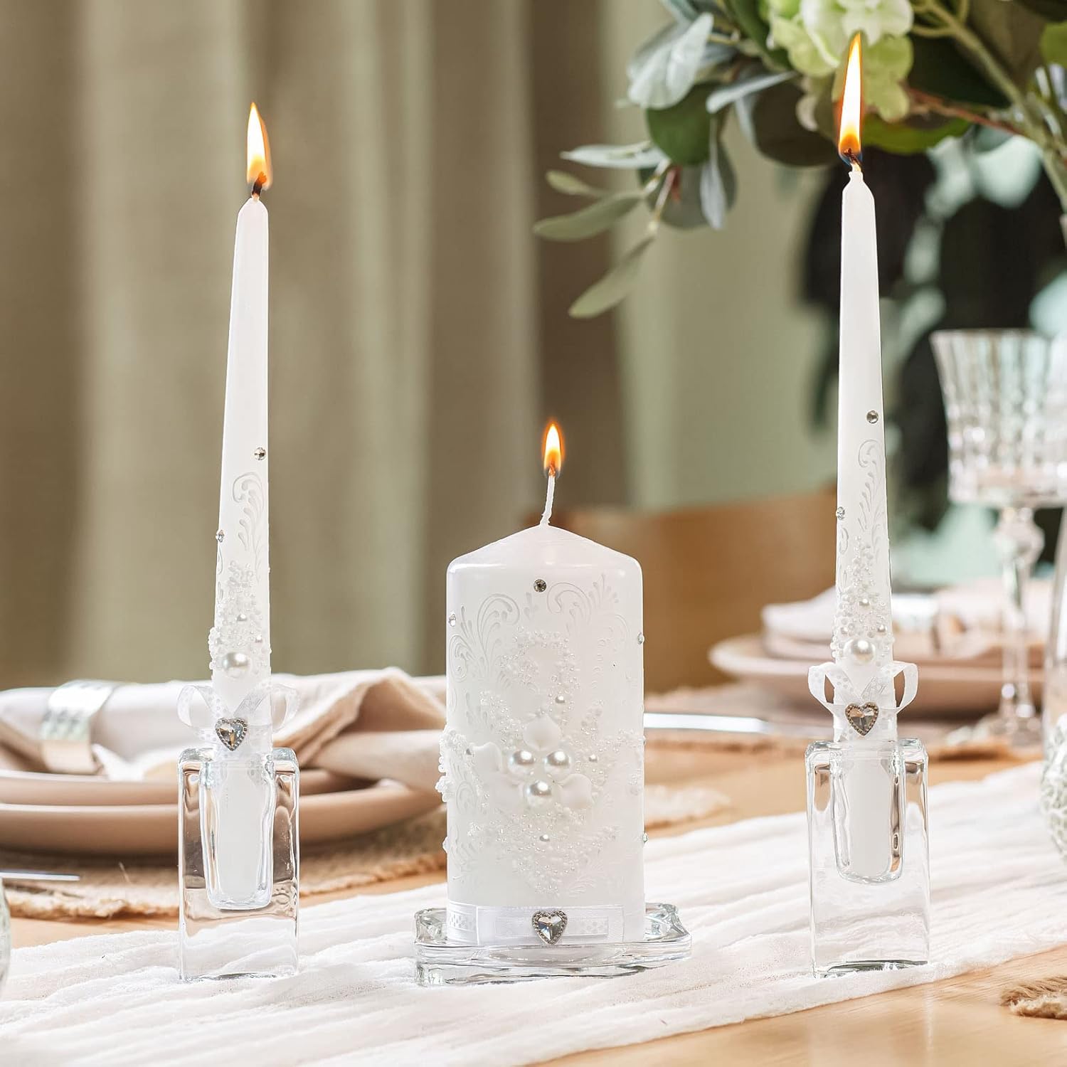 VABA Unity Candles Wedding Set