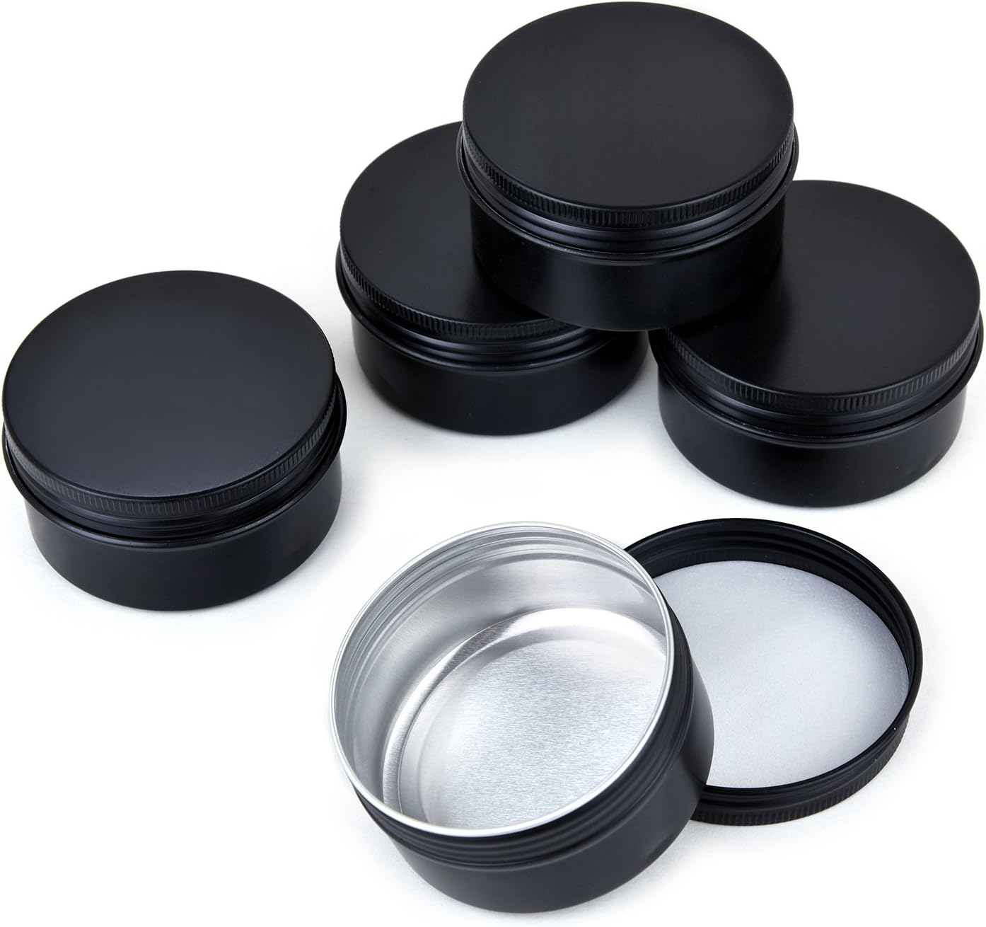 Premium 3 oz Aluminum Tins Set - Travel Size