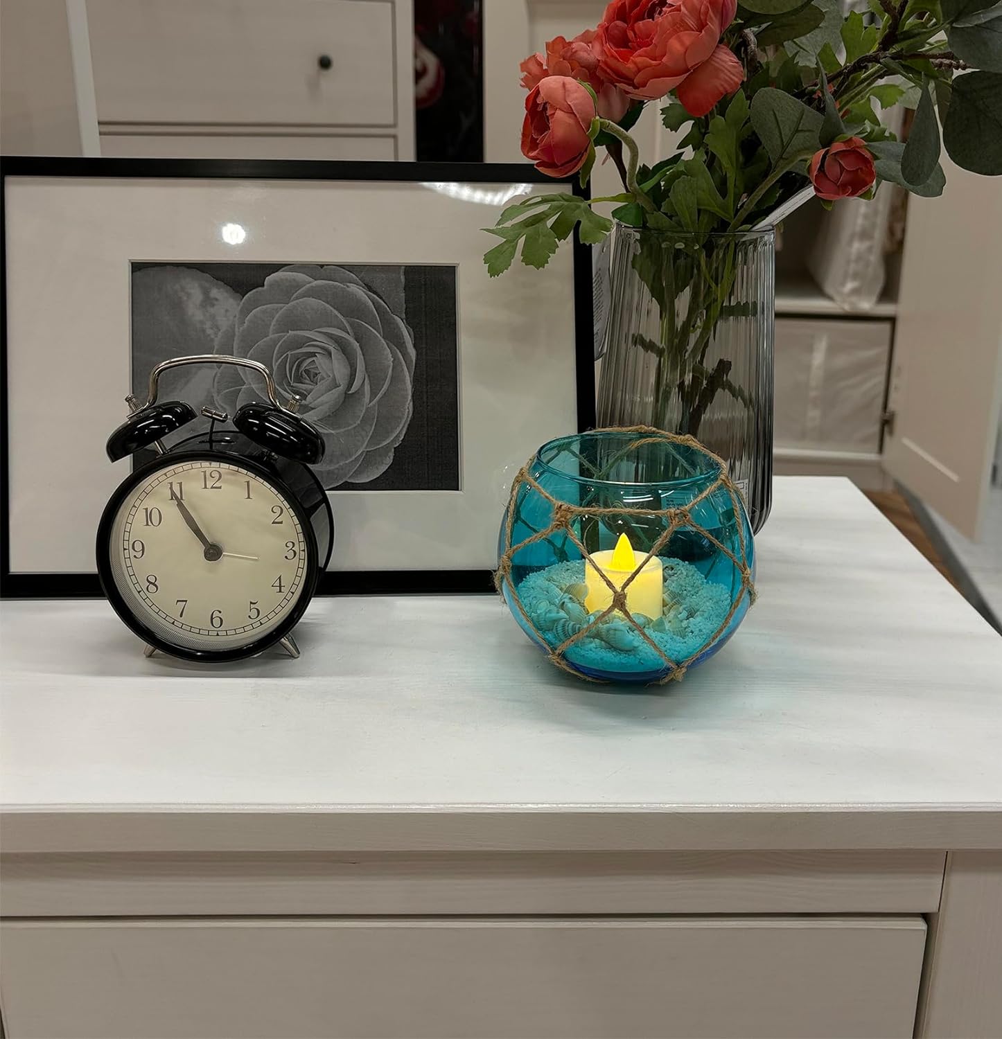 SailingStory NauticalTwo fishing float tealight holders
