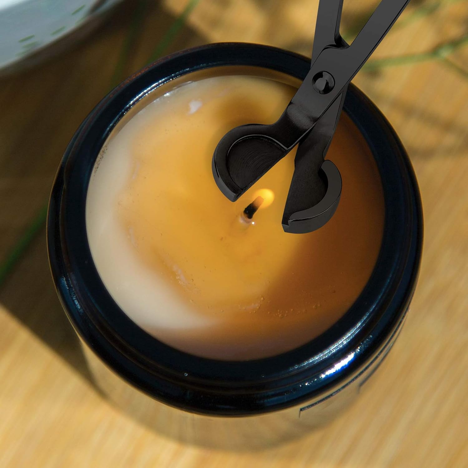 Stainless Steel Candle Wick Trimmer by ChefbEE - Effortless Deep Candle Cutting