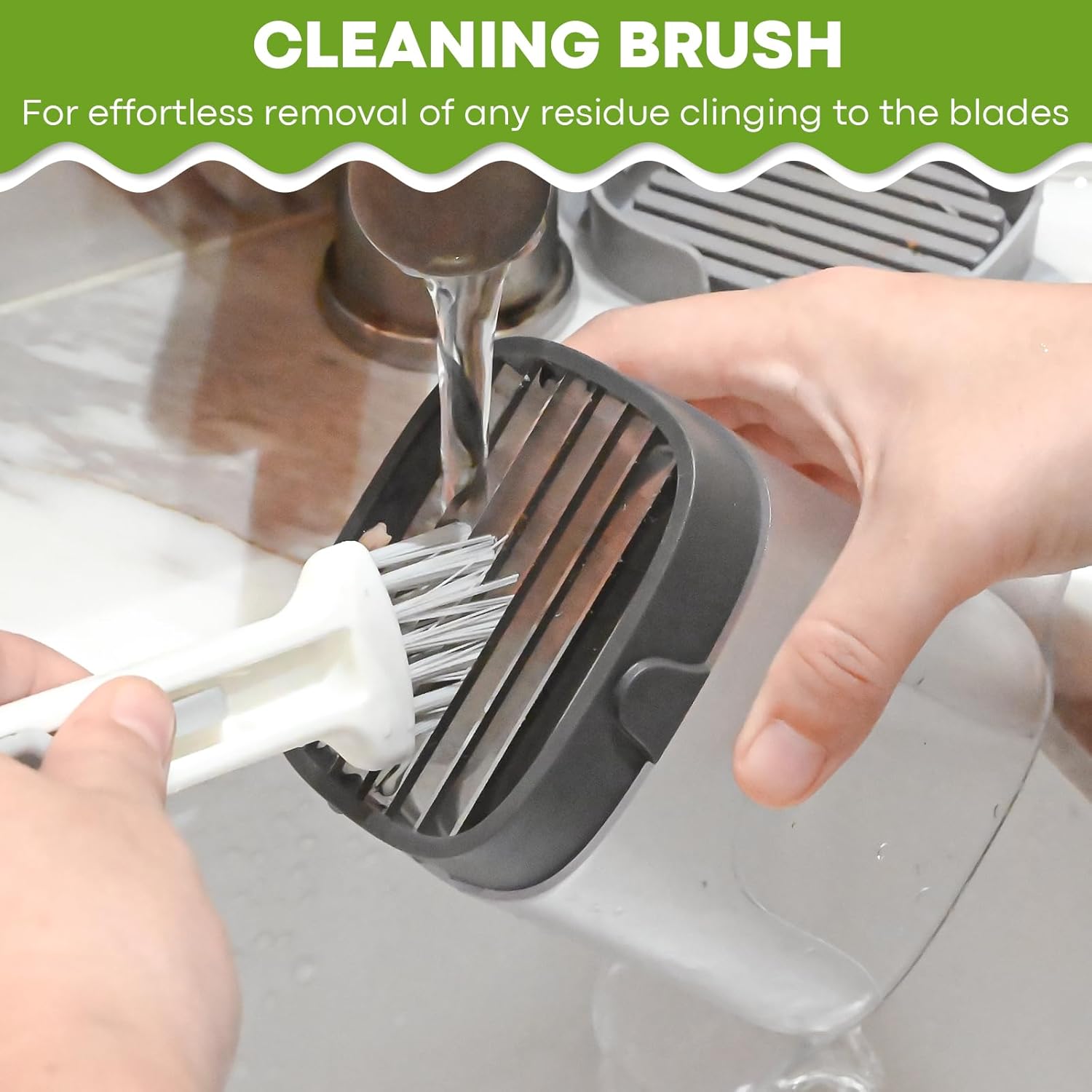 TMEDW Premium Fruit Slicer with Cleaning Brush