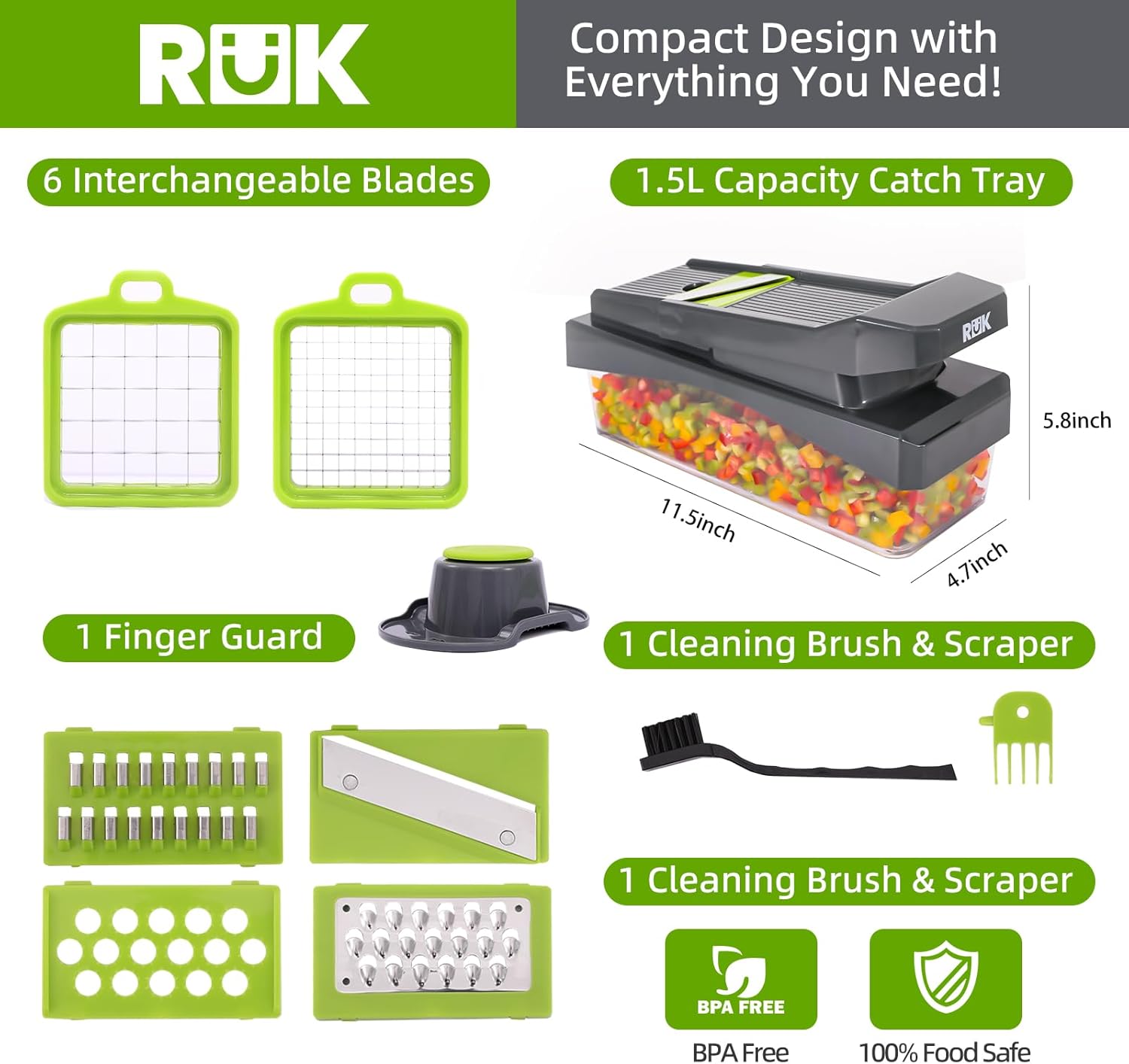 RK 10-in-1 Vegetable Cheese Slicer
