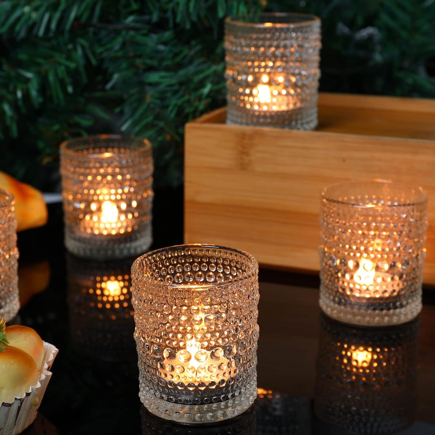 24-Piece Tea Light Candle Holders Set