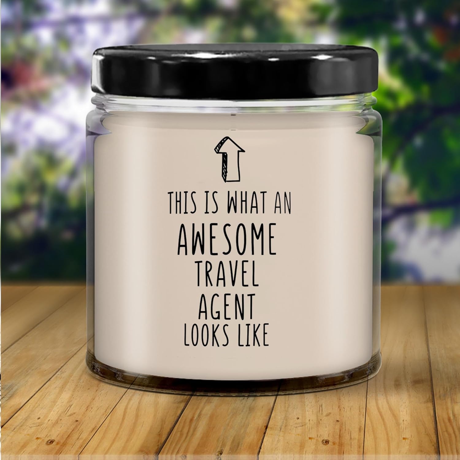 Funny Travel Agent Candle Gift