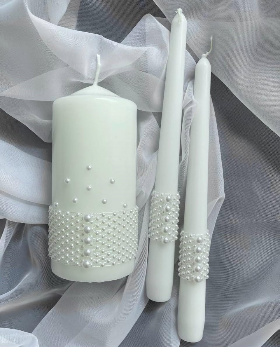 Eco-Friendly Wedding Candle Set - Perfect for Weddings Receptions