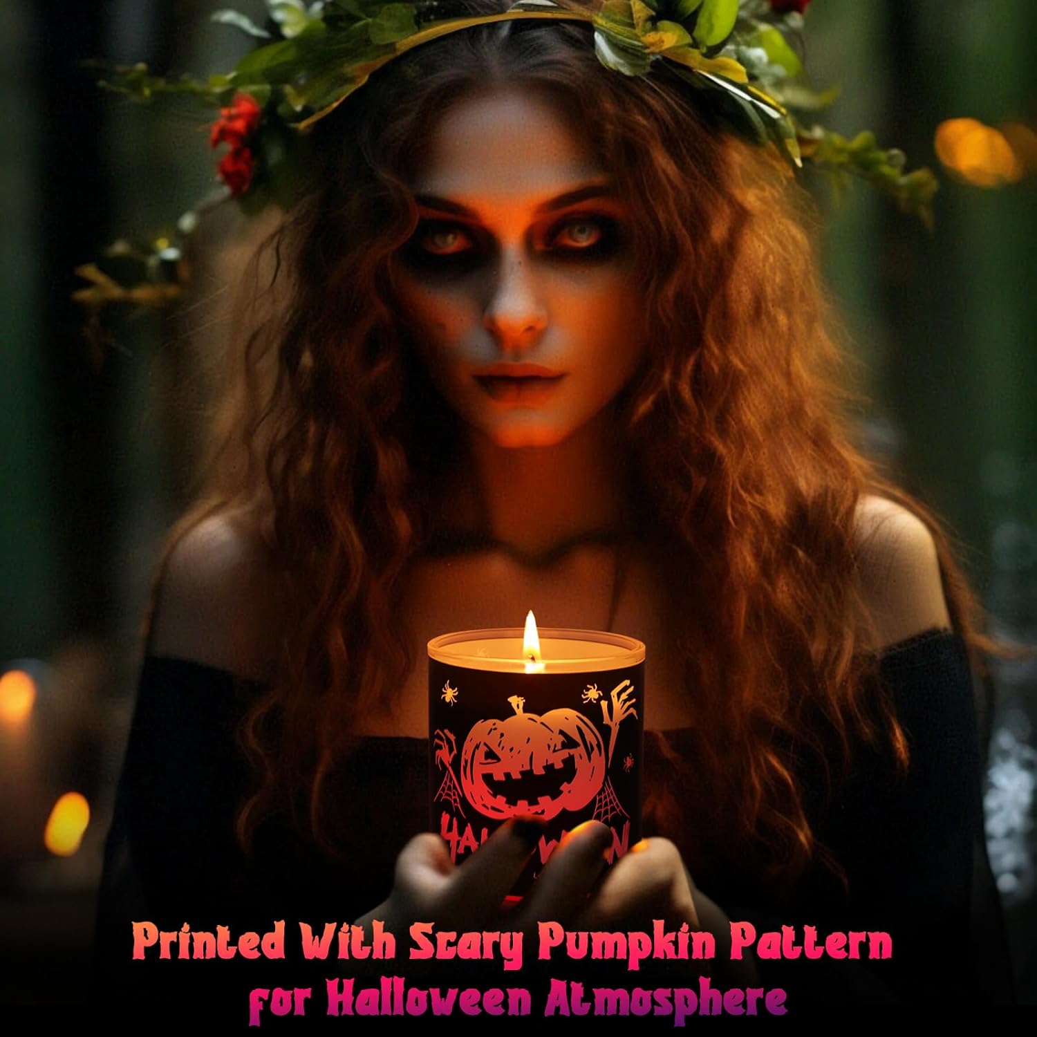 Pumpkin Scented Candles Halloween Decor for Home